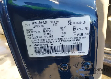 2004 Jeep Liberty Sport z USA, uszkodzony, nr VIN 1J4GK48K94W147775